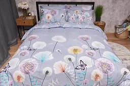 Комплект постільної білизни Moon&Star Бязь Gold Люкс Dandelion Dreams полуторний євро 160х220 наволочки 2х70х70 - мініатюра 3