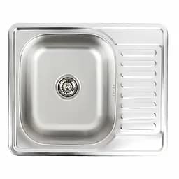 Кухонна мийка з нержавіючої сталі Platinum 5848 декор (0,6/170 мм), R, Decor - мініатюра 8