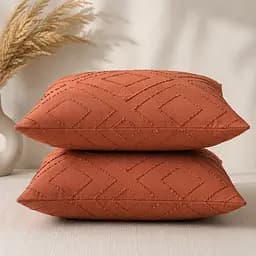 Набір наволочок Ecotton Orange жаккард 70х70 см 2 шт. помарачевий (24892)