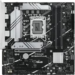 Материнська плата Asus Prime LGA1700, B760M-PLUS, B760, 4xDDR5, Int.Video(CPU), 4xSATA3, 2xM.2, 2xPCI-E 4.0 x16, 1xPCI-E 4.0 x1, Realtek 7.1, Realtek 2.5Gb, 4xUSB3.2/7xUSB2.0, HDMI/DP, MicroATX