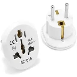 Перехідник мережевий EU Plug Adapter ep0203 Білий