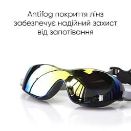 Окуляри для плавання Renvo Parma Уні Anti-fog Чорний OSFM (2SG500-01) - мініатюра 6