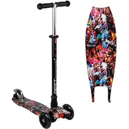 Детский самокат Best Scooter A 25780 Maxi черный