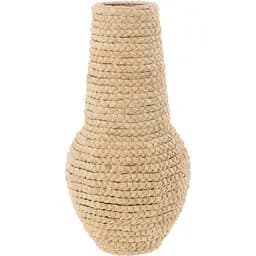 Ваза J-line из ротанга бежевая 63 см (46357)