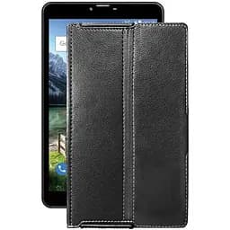 Чохол StatusCASE з екошкіри для планшету Bravis NB851 8 3G Чорний глянець