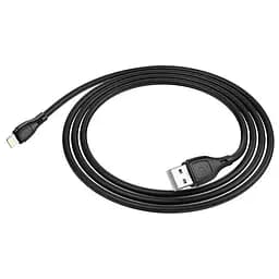 Кабель Hoco Lightning Ultimate silicone charging data cable X61 1 м 2.4A - мініатюра 2