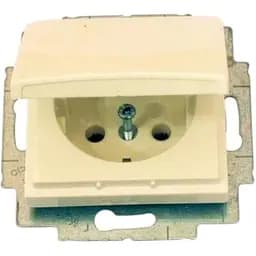 Розетка із заземленням і кришкою Brille 20EUК-94-507 (131880)