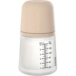 Бутылочка для кормления Suavinex Zero антиколиковая 180 мл адаптивный поток бежевая (308416)