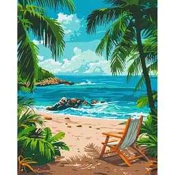 Картина по номерам Brushme Летняя идиллия 40x50 см