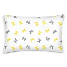 Дитяча постільна білизна в ліжечко BUTTERFLY SC12, жовтий (ButterfliesGrayYellow_46Camellia_140) - мініатюра 4