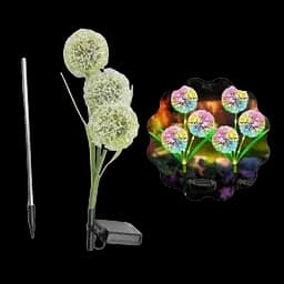 Вуличний світильник на сонячній батареї — Кульбаби