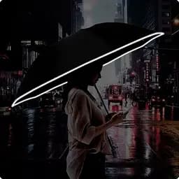 Парасолька Xiaomi Zuodu Automatic Umbrella ZD002-LED Blue [51080] - мініатюра 4