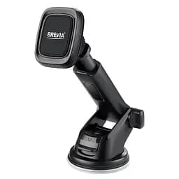 Тримач телефону автомобільний Brevia DashArm MagHold із присоскою, пелескоп 132-182мм, 4 магніти, чорний(48170)