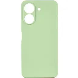 Чохол TPU GETMAN Liquid Silk Full Camera для Xiaomi Redmi 13C / Poco C65 Зелений / Pistachio