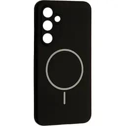 Чехол DK Luxury Silicone Case with MagSafe для Samsung Galaxy S25 Black [132230]