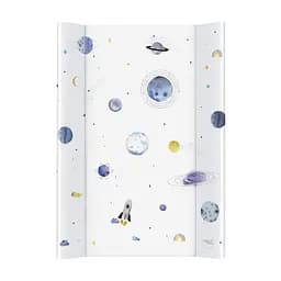 Пеленатор Ceba Baby Universe, 70х50 см, білий з синім (8965291)