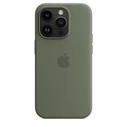 Силіконовий чохол CasePro Silicone Case з MagSafe Olive для iPhone 14 Pro - мініатюра 4