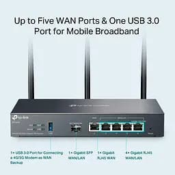Роутер TP-Link TP-LINK, E R706W (ER706W) - мініатюра 7