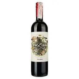 Вино Fuzion Malbec Organic 2019, красное, сухое, 13,5%, 0,75 л (35587)