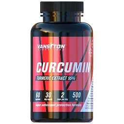 Натуральная добавка Vansiton Curcumin, 60 капсул