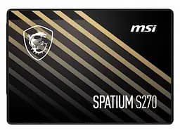 SSD-накопитель 960 ГБ MSI Spatium S270 2.5 SATAIII 3D TLC (S78-440P130-P83)