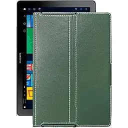 Чехол StatusCASE из экокожи для планшета Samsung Galaxy Book 2 (sm-w737v) Темно-зеленый