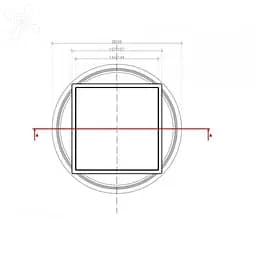 Душовий трап Pestan Confluo Plate Vertical 2в1 15х15 см 30412 - мініатюра 7