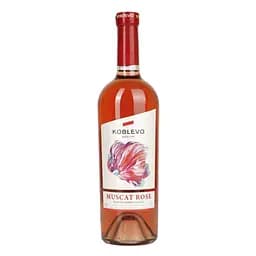 Уцінка. Вино Koblevo Muscat Rose рожеве напівсолодке 0.75 л (257829)