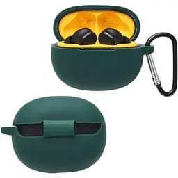 Чохол-накладка DK для Realme Buds T100 Silicone Candy Friendly з карабіном (016038) (green)