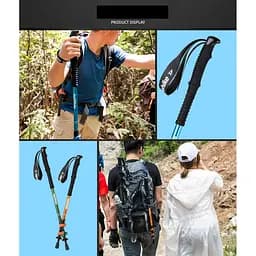 Трекінгова палиця 3-сек. Naturehike Boy 6061 AL NH17D001-Z, 50-100 см, алюміній, блакитна - мініатюра 7