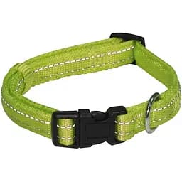 Нашийник для собак Croci Soft Reflective світловідбиваючий з нейлону 30-45 см зелений