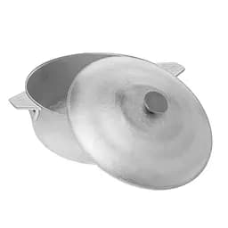 Каструля алюмінієва із кришкою 4 л Сірий u84060