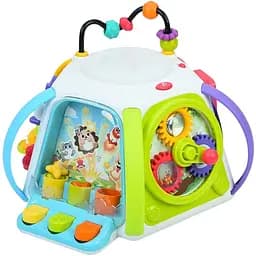 Развивающая игрушка Hola HE8971 Шестигранник 14в1 со звуком и светом