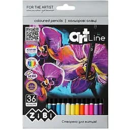Карандаши цветные ZiBi Art Line 36 шт. (ZB.2435)