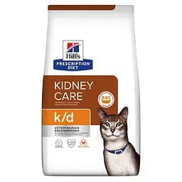 Сухий корм Hill's Prescription Diet k/d для котів підтримання функції нірок з куркою