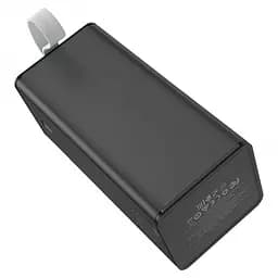 Чорний павербанк швидке заряджання батарея 50000mAh Power bank HOCO J86A PD22,5W+ - мініатюра 4