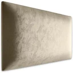 Стеновая панель, бархатное изголовье кровати, кремовая 30*40*4 см