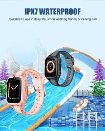 Смарт годинник-телефон дитячі Wonlex CT21 з відеодзвінком WI-FI GPS SIM-карта Blue (18555) - мініатюра 8