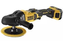 Полировальная машина аккумуляторная DeWalt с АКБ и ЗУ DCM849P2