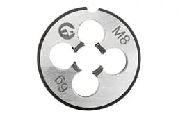 Плашка ручна кругла метрична Intertool M8 х 1.25 - мініатюра 2