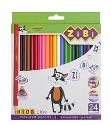 Карандаши цветные 24 цвета, KIDS LINE ZB.2416 ZiBi (4823078932396)