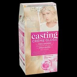 Фарба-догляд для волосся без аміаку L'Oreal Paris Casting Creme Gloss відтінок 1021 світло-світло-русявий перламутровий 120 мл (A5776976) - мініатюра 2