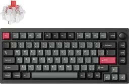Клавіатура механічна P1 Pro 84Key, Keychron Super Red, WL/BT/USB-A, QMK/VIA, Hot-Swap, EN/U Lemokey teh0013908