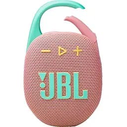 Колонка портативная 1.0 JBL Clip 5 Pink, 1.0 - канальный звук, 7 Вт, USB, Bluetooth