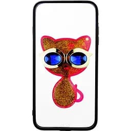 Чохол-накладка Toto TPU Case Decorative Stones IPhone 7 Plus/8 Plus Cat Pink