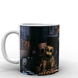 Кухоль GeekLand Five Nights At Freddys П'ять ночей з Фредді постер FN.02.026 330 мл білий - мініатюра 2