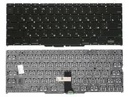 Клавіатура для ноутбука Apple MacBook Air 2010+ A1370 (2010, 2011), A1465 (2012, 2013, 2014, 2015) Black, (No Frame), RU (горизонтальний ентер) - мініатюра 3