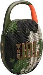 Колонка портативна 1.0 JBL Clip 5 Squad, 7B, Bluetooth, живлення від акумулятора, IP67 водонепроникна (JBLCLIP5SQUAD) - мініатюра 2