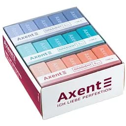 Набір гумок Axent Gradient у пластиковому боксі 5 шт. асорті (1199-A) - мініатюра 5