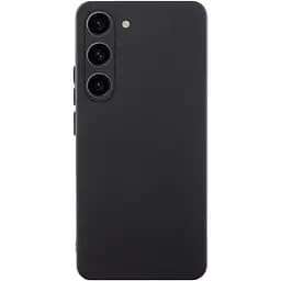 Чохол TPU GETMAN Liquid Silk Full Camera для Samsung Galaxy S23 Чорний / Black